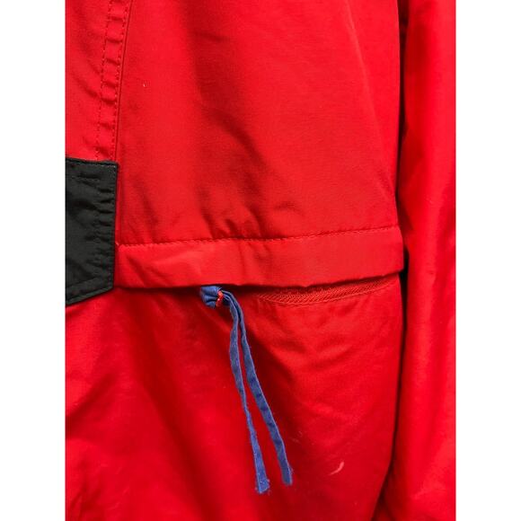 Columbia Ski Jacket Mens medium nylon Snowboard windbreaker hidden collar Red - Picture 5 of 11
